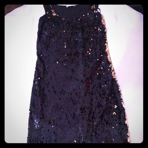 Gold and black spandex dress. 100% polyester linen